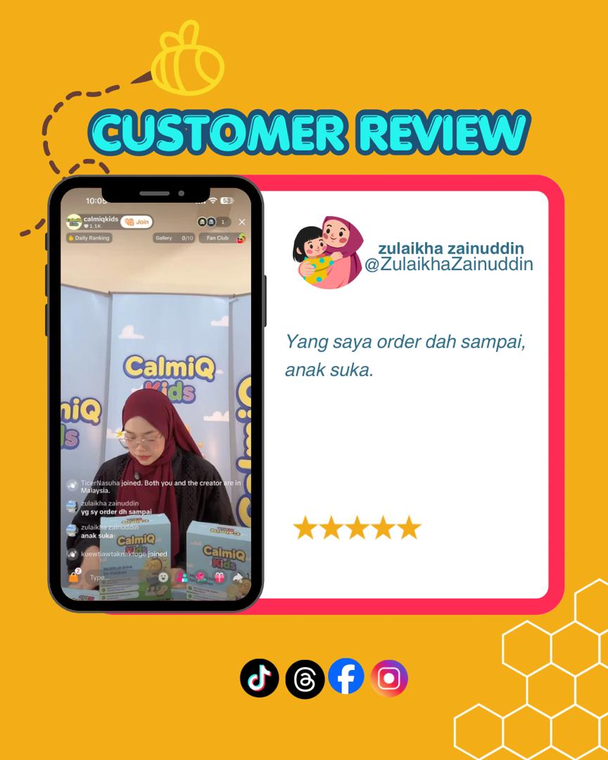 Testimoni CalmiQ Kids 3