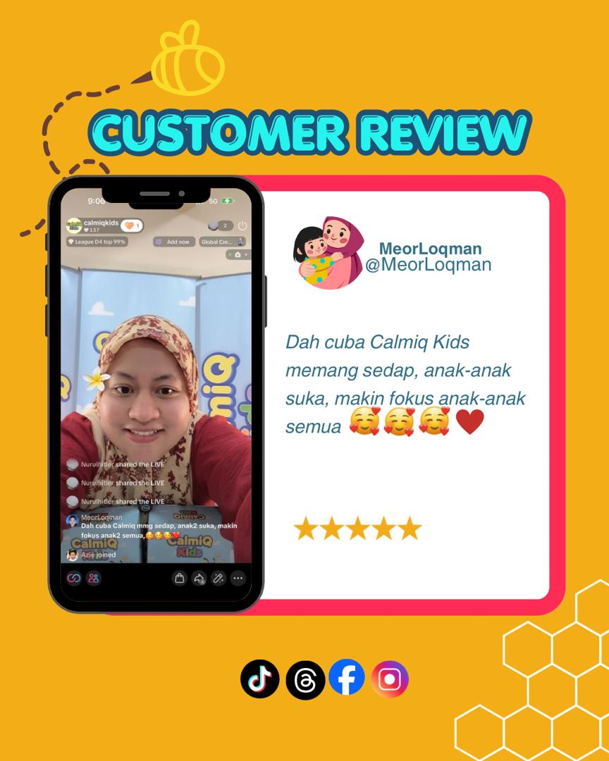 Testimoni CalmiQ Kids 4