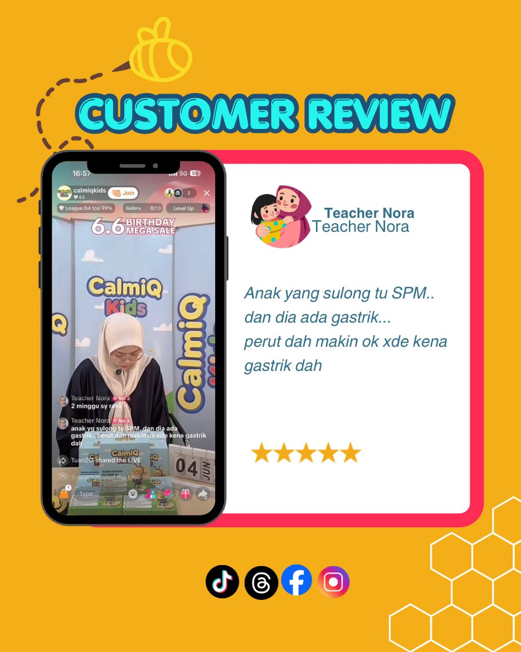 Testimoni CalmiQ Kids 6
