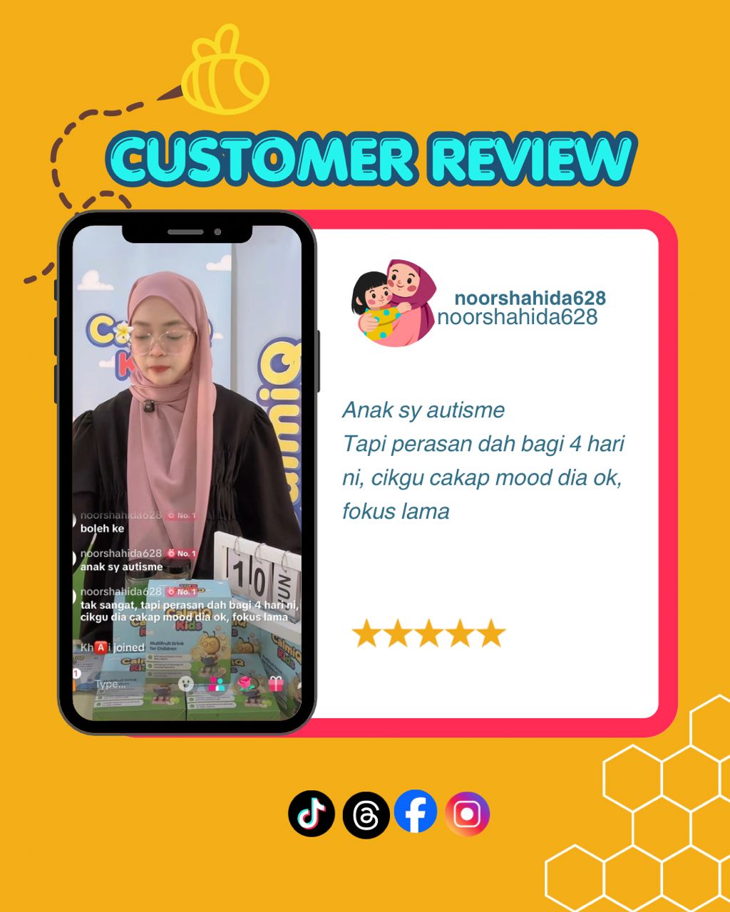 Testimoni CalmiQ Kids 8